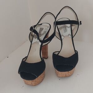 Michael Kors Black Platform Sandals
